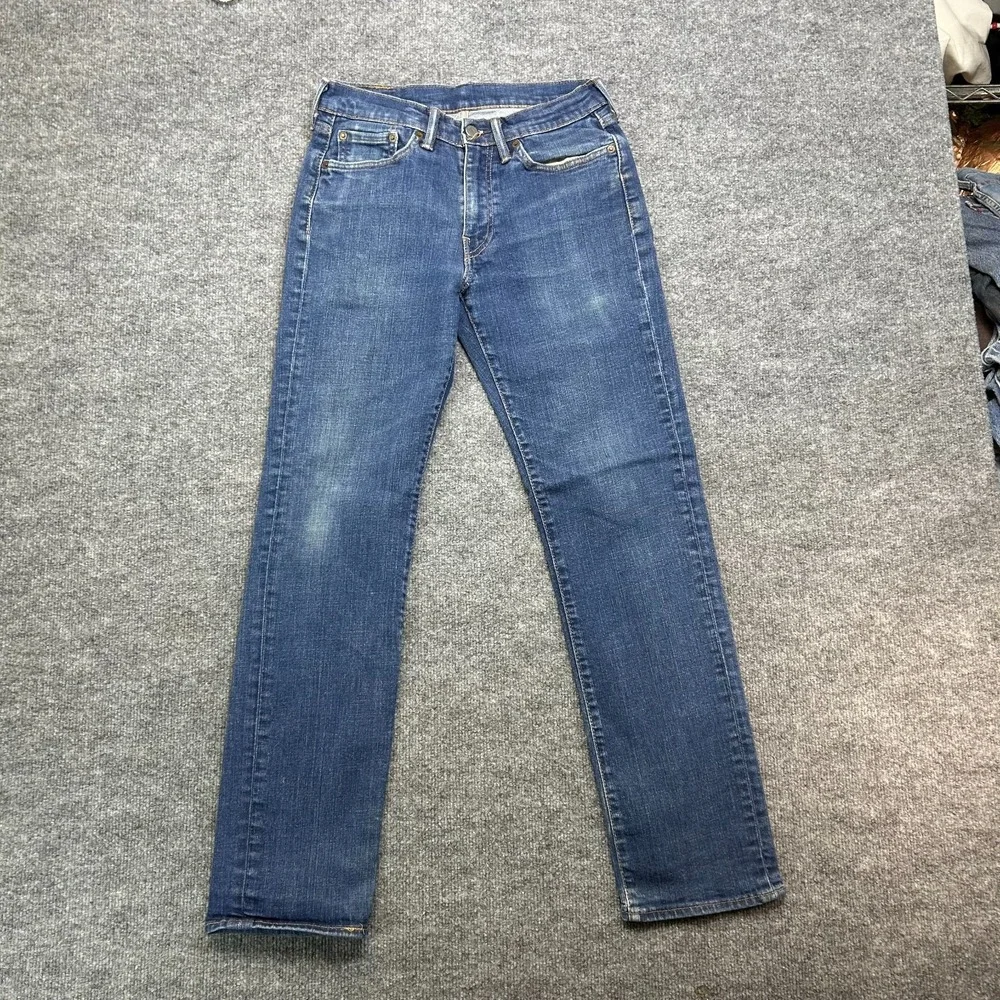 Levi's 514 Jeans Men's Blue Denim Straight Mid‎ Rise Pockets Classic - 29X30.5